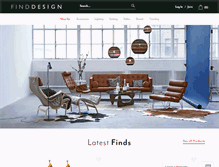 Tablet Screenshot of finddesign.com